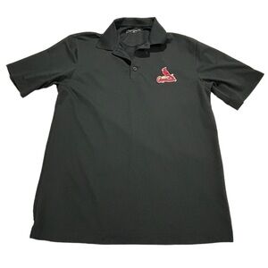 Nike St. Louis Cardinals Men's black Pro Victory Golf Polo size small